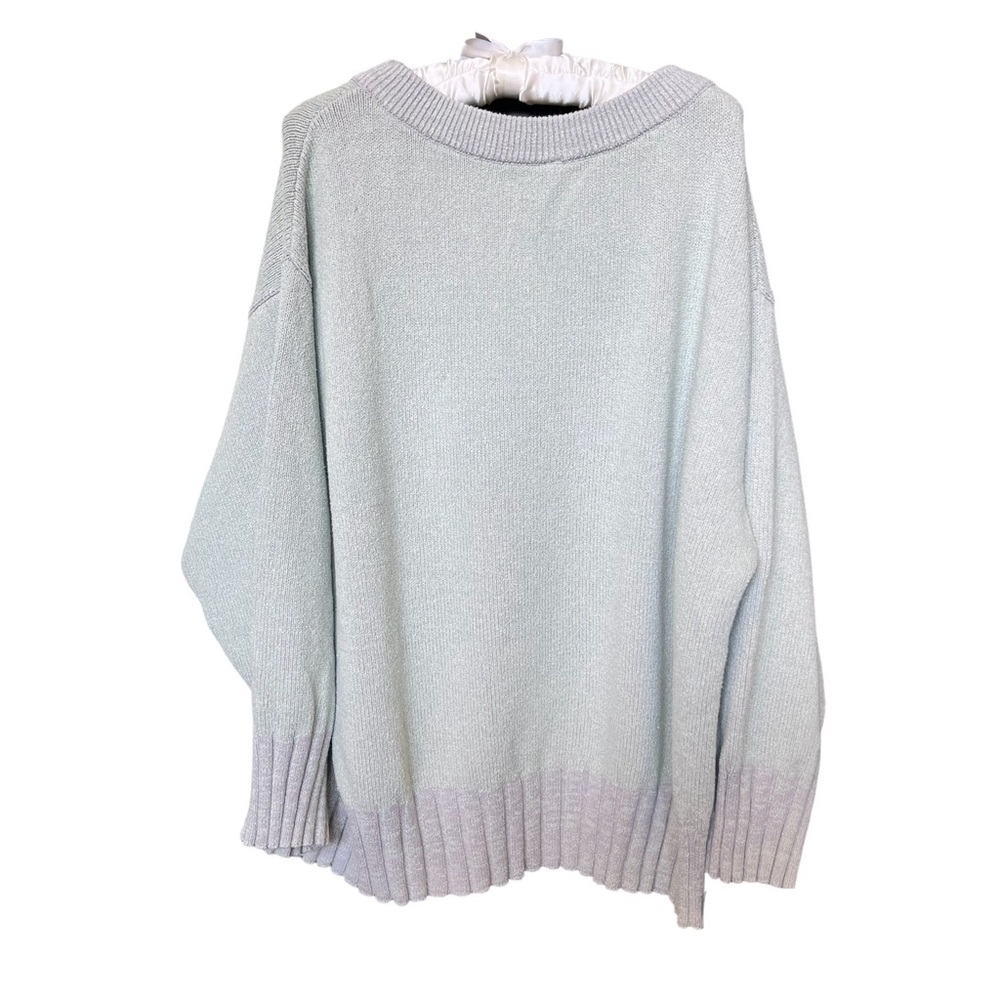 Free People women's sweater - heather grey green